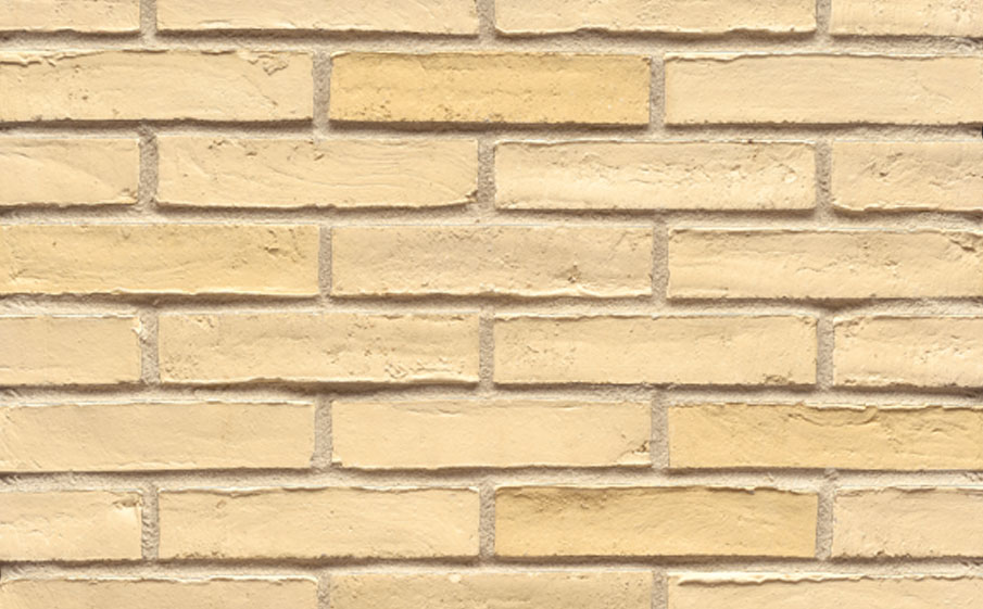 Кирпич клинкерный Muhr 35 Creme nuanciert Wasserstrich, 240*52*52 мм