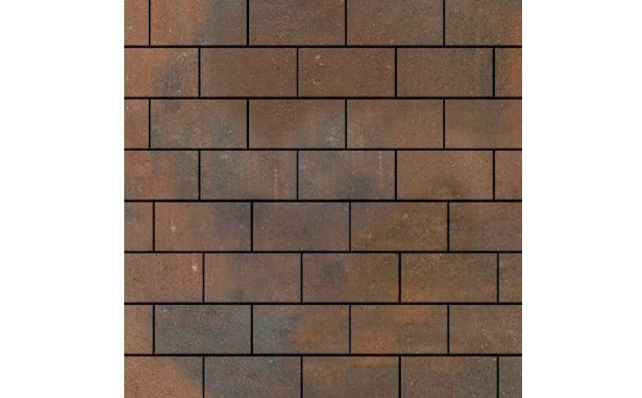 Плитка тротуарная SteinRus Sevilia В.8.П.8 гладкая, Colormix Штайнрус, 300*150 мм