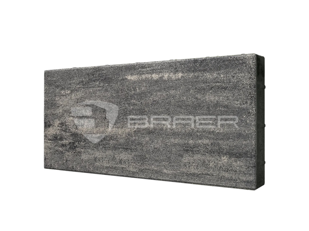 Плитка тротуарная BRAER Сити Color Mix Ночь, 900*400*80 мм