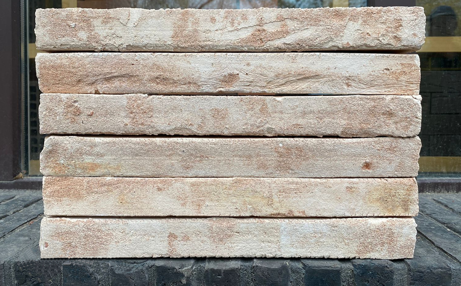 Кирпич ригельный ручной формовки Rightbrick Рейн, 400*95*40 мм