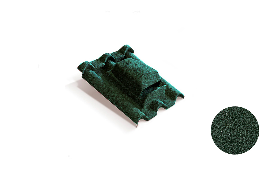Кровельный вентилятор Metrotile RV75 Gallo Dark green