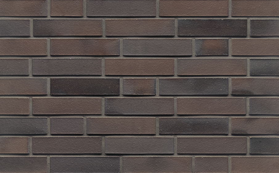 Кирпич клинкерный Muhr 33 A Schwarz-Braun гладкий, 290*60*71 мм