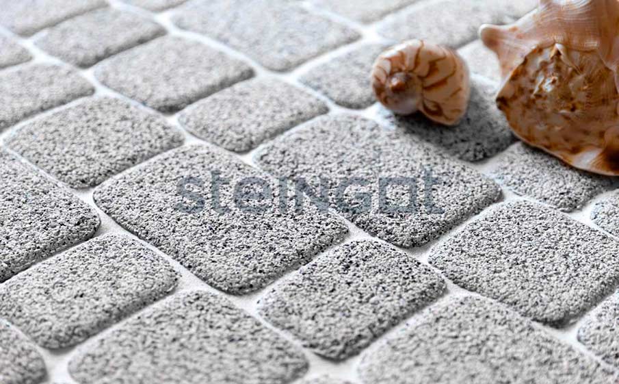 Плитка тротуарная Steingot Премиум, Классика, Белый (Bianco Nero), комплект 3 шт, толщина 60 мм