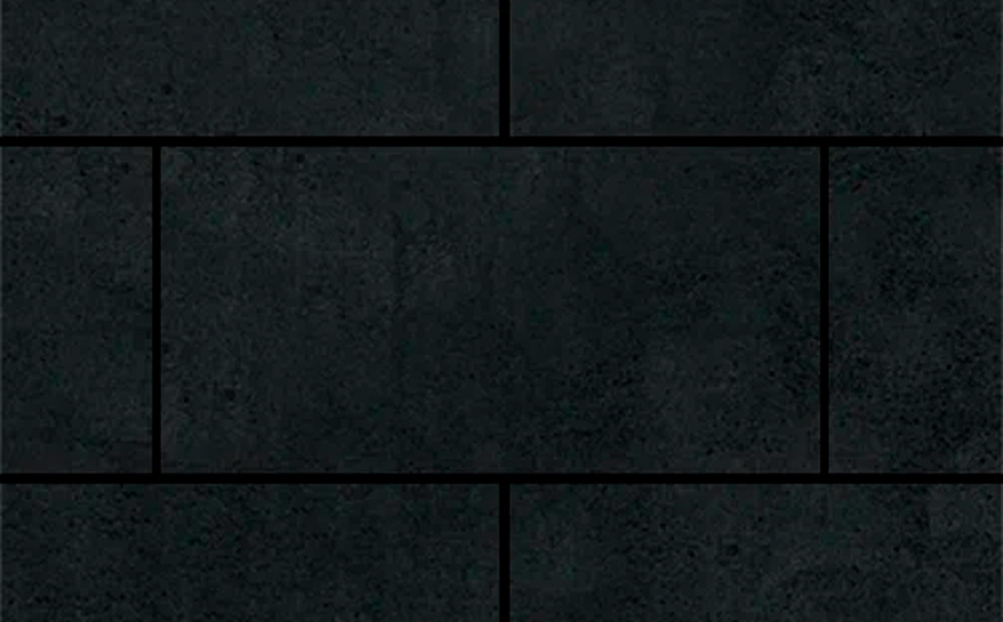 Плитка тротуарная SteinRus Парк Плейс Б.3.П.8, гладкая, черный, 600*300*80 мм