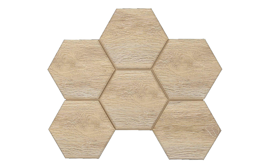 Мозаика Гексагон/Hexagon Ametis Селекшн/Selection SI01, неполированный, 285*250*10 мм