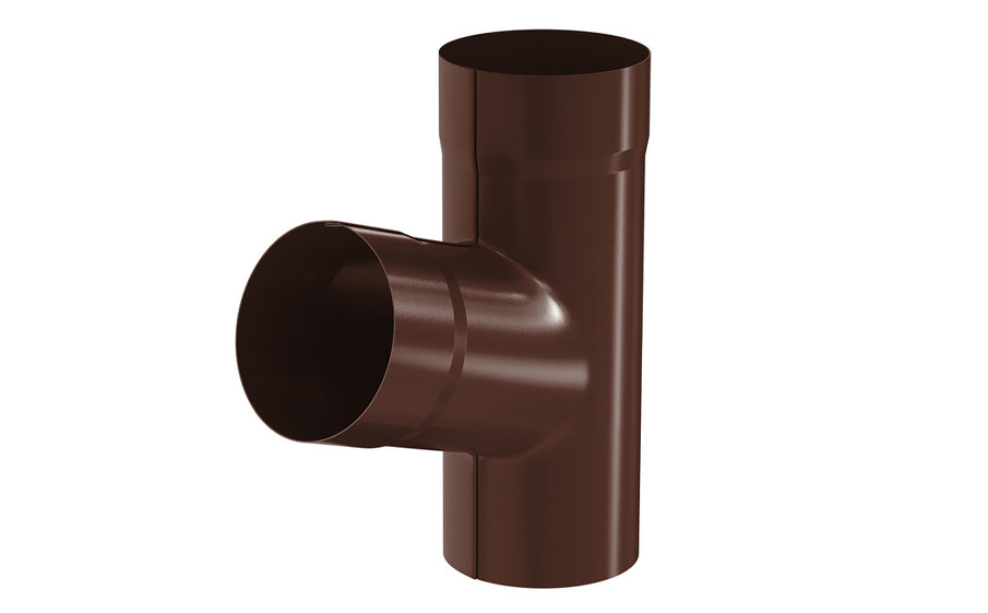 Тройник Aquasystem PURAL RAL 8017 для системы D 150/100