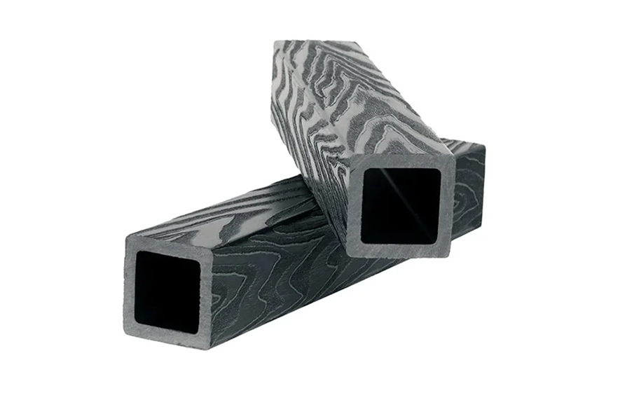 Балясина Polivan Group SINGARAJA, ДПК, 3D фактура дерева, черный, 2900*45*45 мм