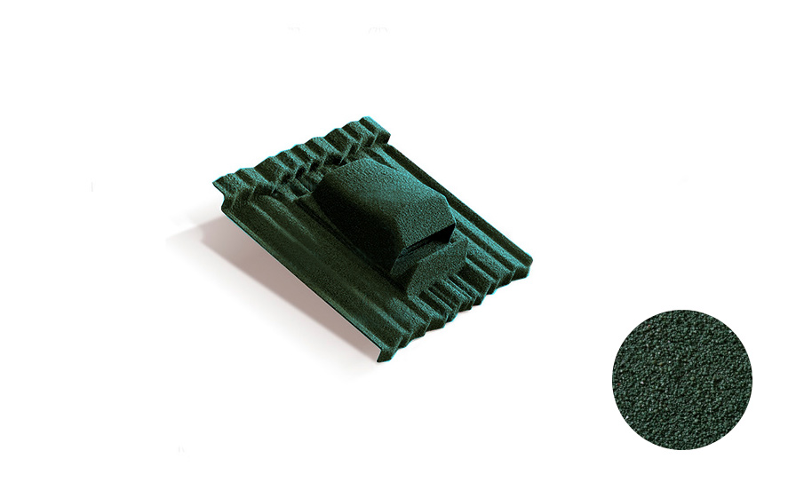 Кровельный вентилятор Metrotile RV75 Shake Dark green