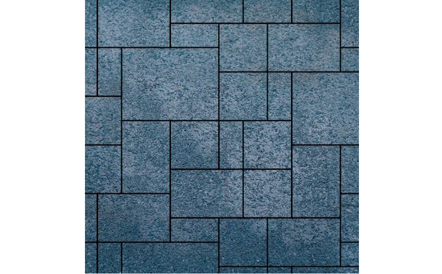 Плитка тротуарная SteinRus, Инсбрук Альпен Б.7.Псм.6, Backwash, Байкал, толщина 60 мм