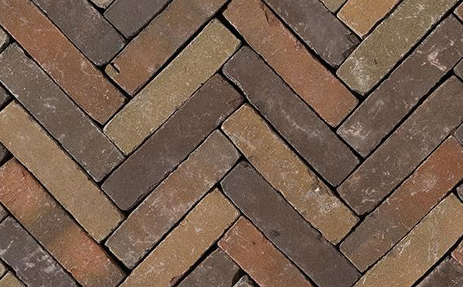 Клинкерная брусчатка Penter Varoton mix wasserstrich tumbled, 200*50*65 мм