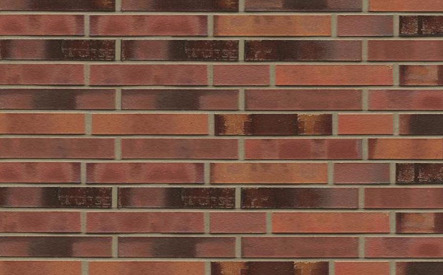 Кирпич клинкерный Westerwaelder Klinker Nr 18 Lachsbraun geflammt, 240*90*40 мм