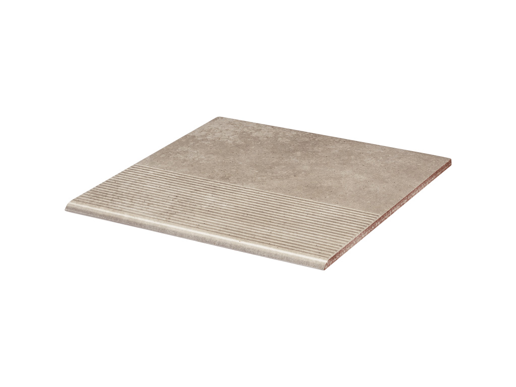 Клинкерная ступень с насечками Paradyz Viano, Beige, 300*300*8,5 мм
