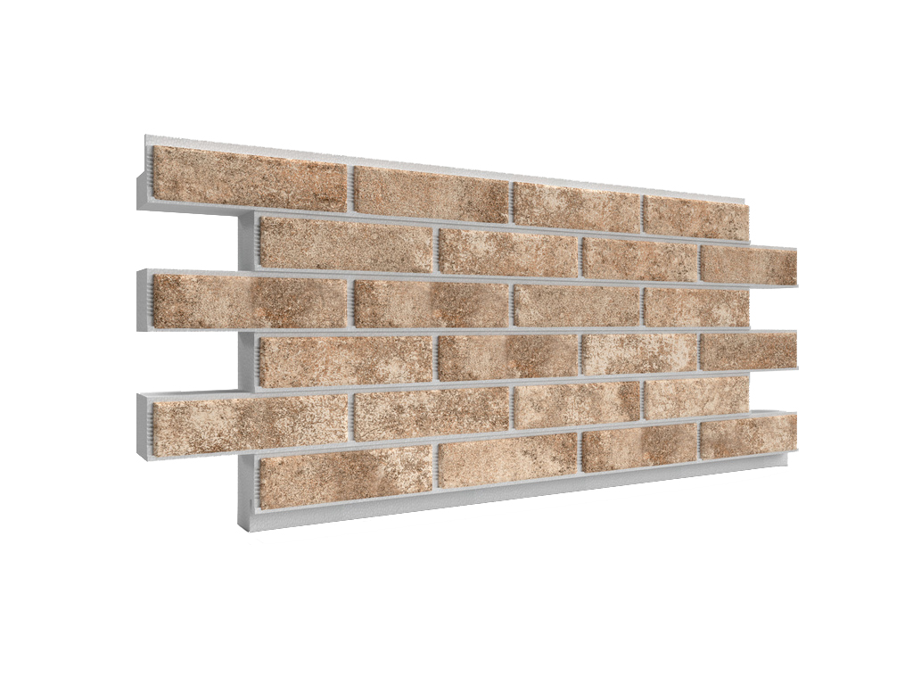 Термопанель ППС с клинкерной плиткой толщиной 8,5 мм BestPoint Exclusive Hard Stone 1145*470*60 мм