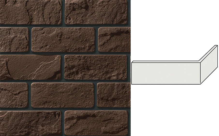 Облицовочный камень Leonardo Stone угловой элемент Монако 136/275*115*20 мм 709