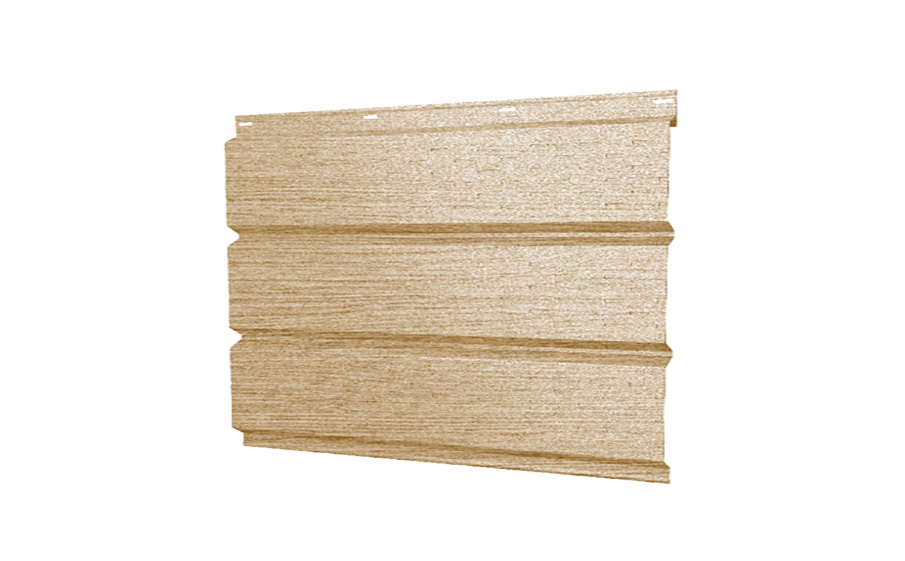 Софит металлический Grand Line с полной перфорацией, сталь 0,45 мм Print Elite, Milky Wood