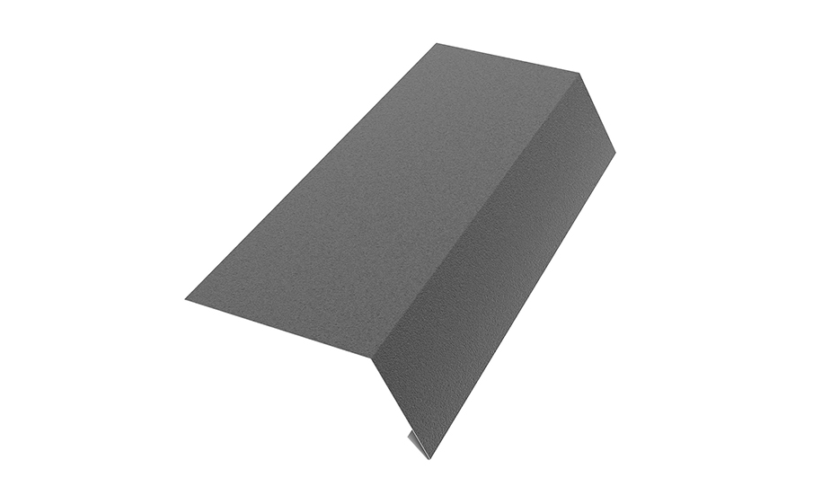 Карнизная планка Aquasystem Rooftop Бархат RAL 7024, 2 м