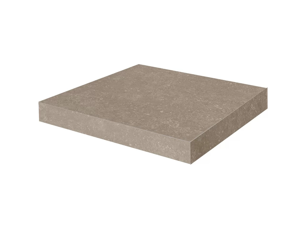 Ступень угловая клееная KERAMA MARAZZI Касабланка HP бежевый обрезная, 330*330*9 мм