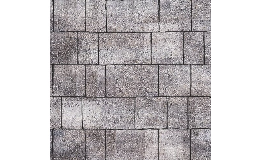 Плитка тротуарная SteinRus Старый город Б.2.Фсм.6, Old-age, ColorMix Умбра, толщина 60 мм