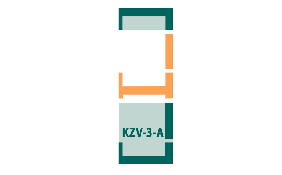 Часть комбинированного оклада FAKRO KZV-3-A для профилированных кровельных покрытий, 1340*980 мм