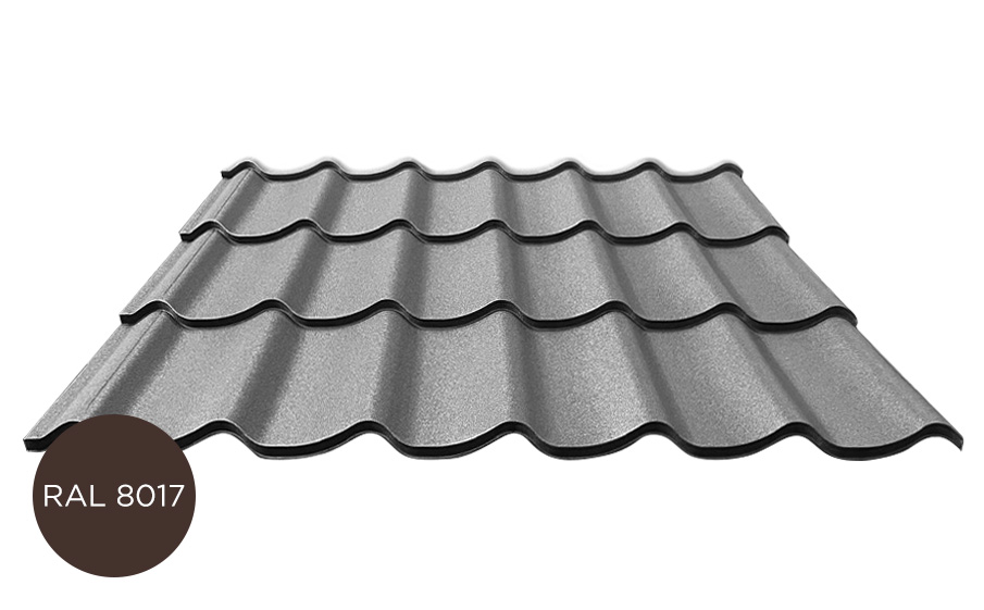 Профиль волновой ARMO, Rooftop Бархат (Zn180), RAL 8017