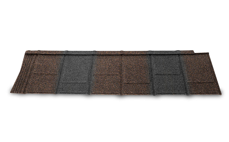 Композитная черепица рядовая Metrotile IShingle Coffee grey