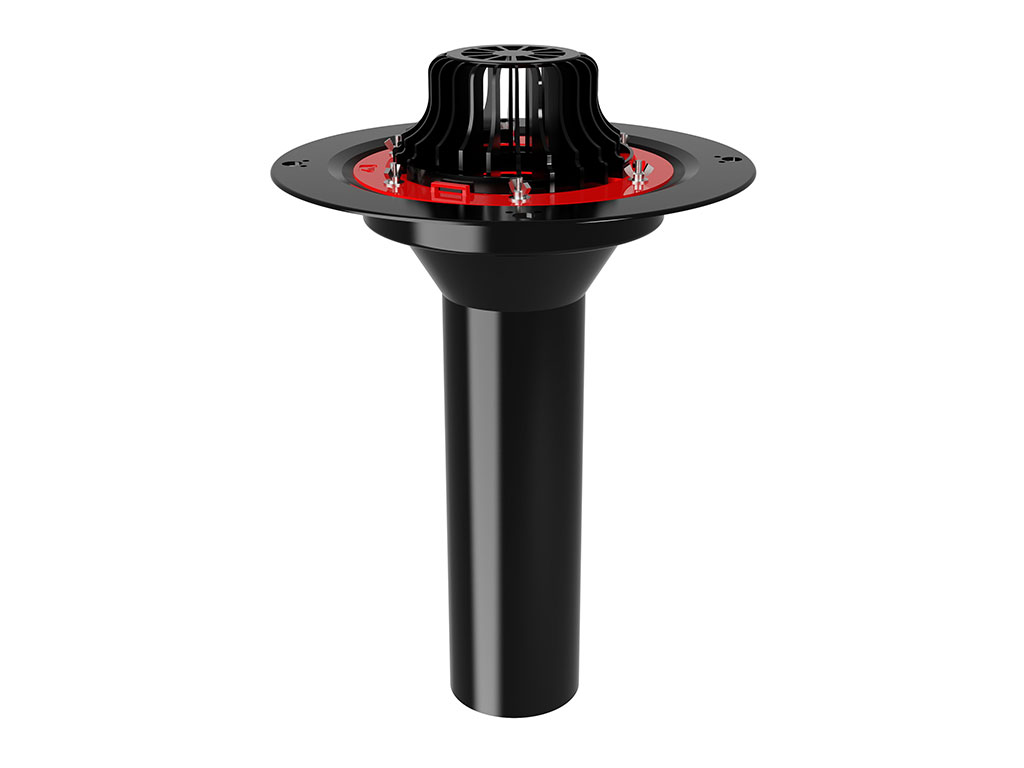 Воронка кровельная с металлическим обжимным фланцем без обогрева FACHMANN VM 110x450