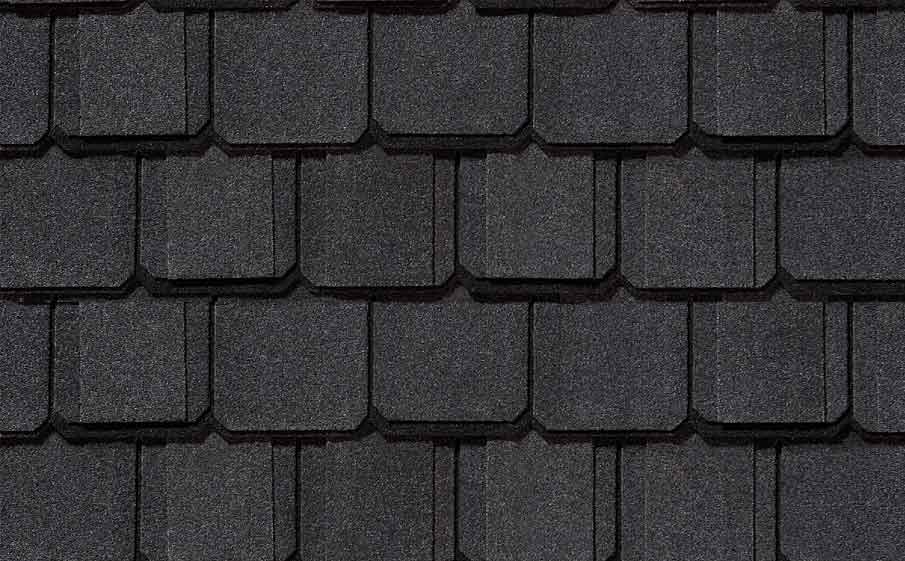 Гибкая черепица CertainTeed Grand Manor Black Pearl