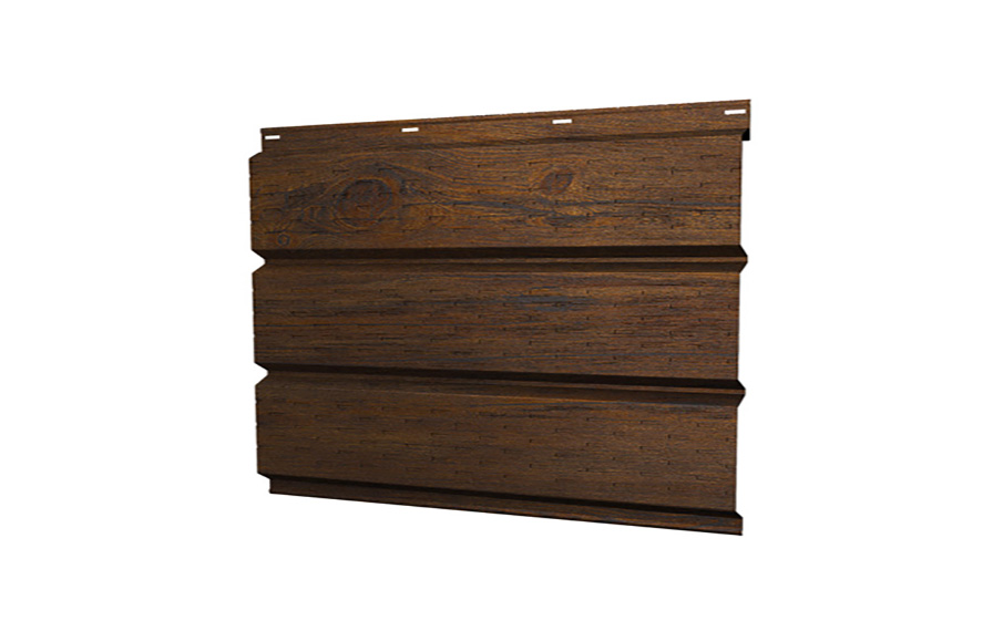 Софит металлический Grand Line с полной перфорацией, сталь 0,45 мм Print Elite, Chestnut Wood