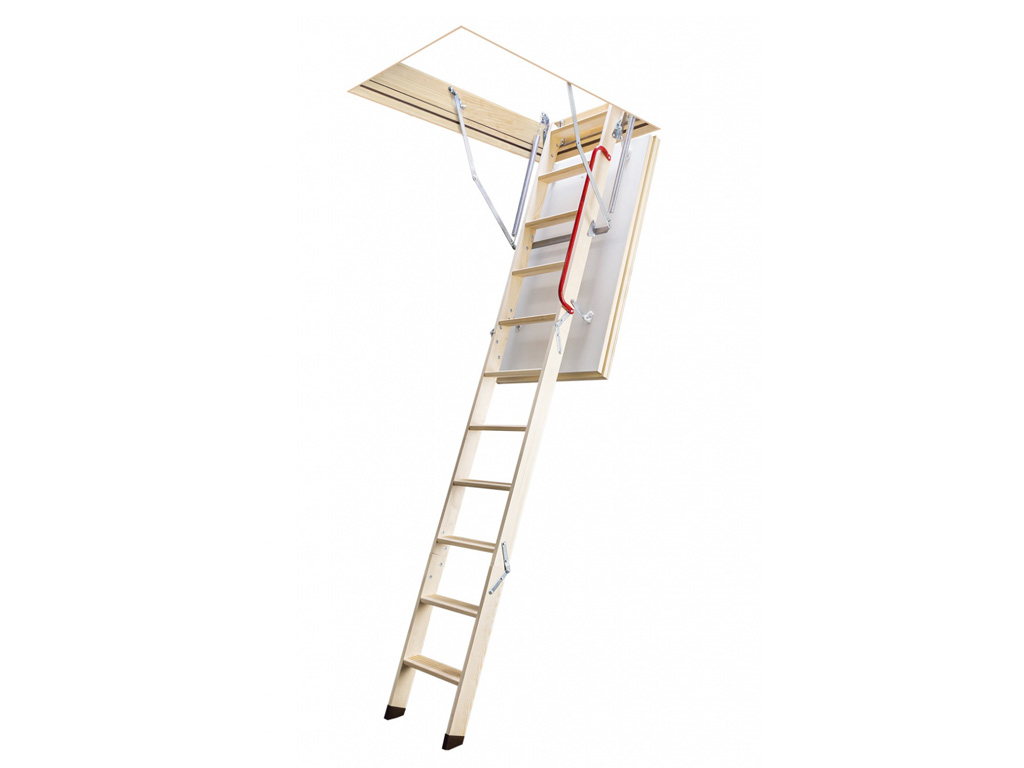 Деревянная чердачная лестница FAKRO LTK Thermo, 60*130/280 см