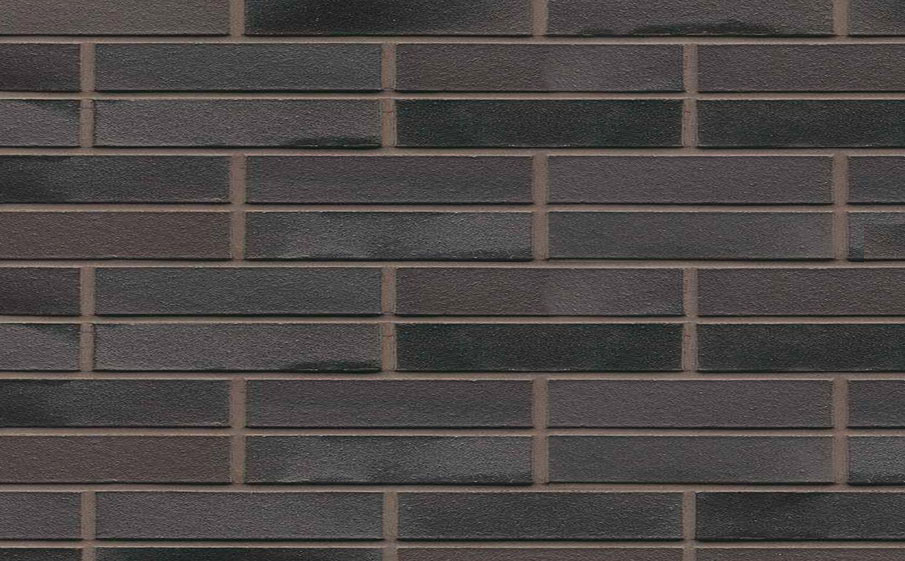 Кирпич клинкерный Muhr 15 Schwarz-bunt Edelglanz гладкий, 240*90*40 мм
