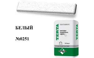 Цветной кладочный раствор TERTA ТЕРТАМАКС XL №0251 белый 50 кг
