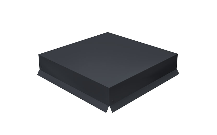 Колпак на столб Grand Line крышка 390*390 мм 0,5 Satin Matt TX с пленкой RAL 7024