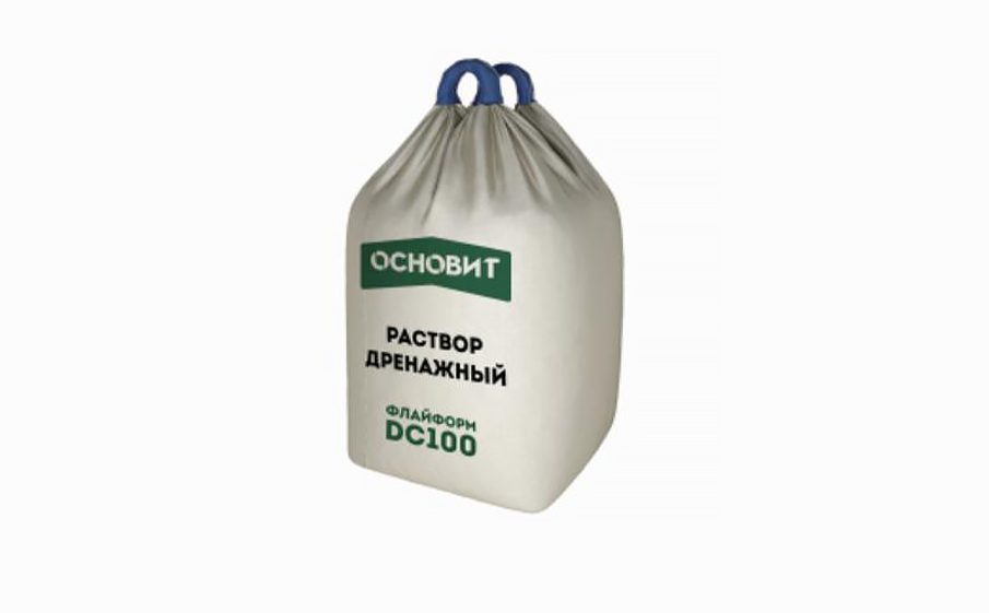 Дренажный раствор ФЛАЙФОРМ DC100 Основит, 1000 кг