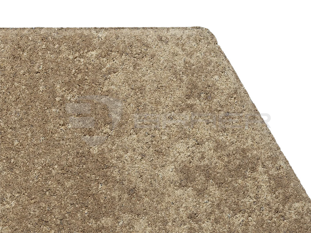 Плитка тротуарная BRAER Трапеция Color Mix Миндаль, 360/156*180*60 мм