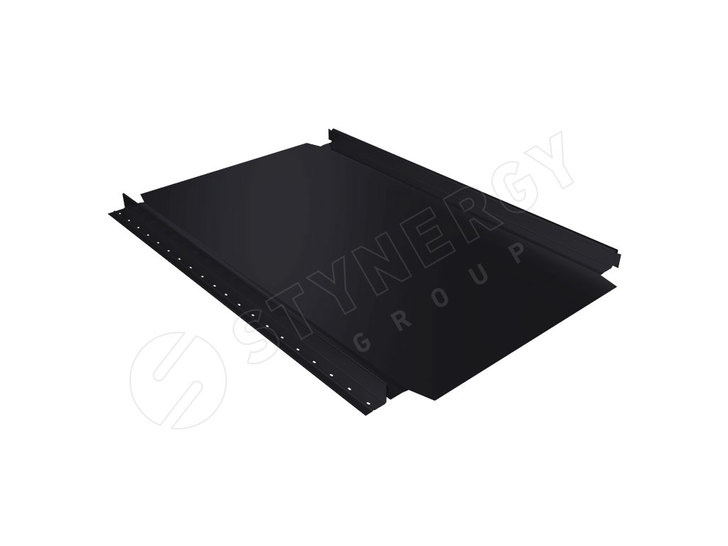 Фальцевая панель Stynergy Смарт Фальц Про CORUNDUM50®, без подгиба, RAL 9005