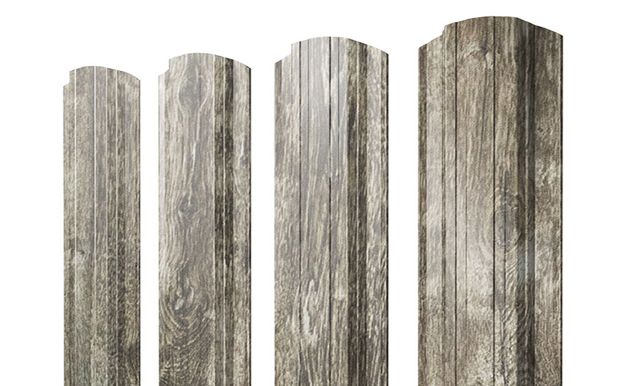 Штакетник Прямоугольный фигурный Print Elite Nordic Wood