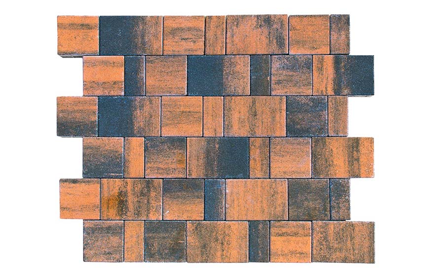 Плитка тротуарная BRAER Старый город Ландхаус Color Mix Техас, толщина 60 мм