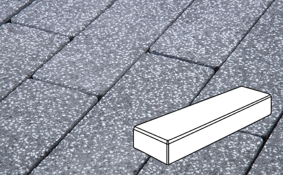 Плитка тротуарная Готика, Granite FINERRO, Паркет Б.3.П.6, Суховязкий, 300*100*60 мм