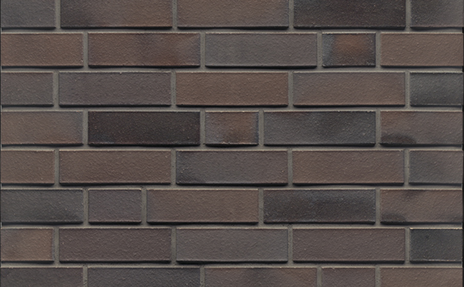 Кирпич клинкерный Muhr 33 A Schwarz-Braun гладкий, Spar NF, 240*55*71 мм