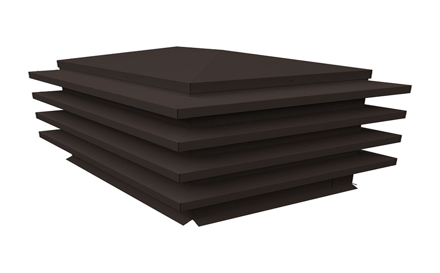 Дымник на трубу Grand Line елка 1850*430 мм Drap TX RR 32
