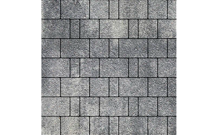 Плитка тротуарная SteinRus Бергамо А.6.Псм.4 Native, ColorMix Актау, толщина 40 мм