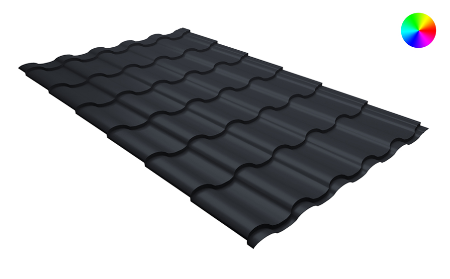 Металлочерепица GRAND LINE Kredo GreenCoat Pural