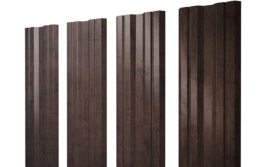 Штакетник Twin 0,45 Print Double Elite Antique Wood