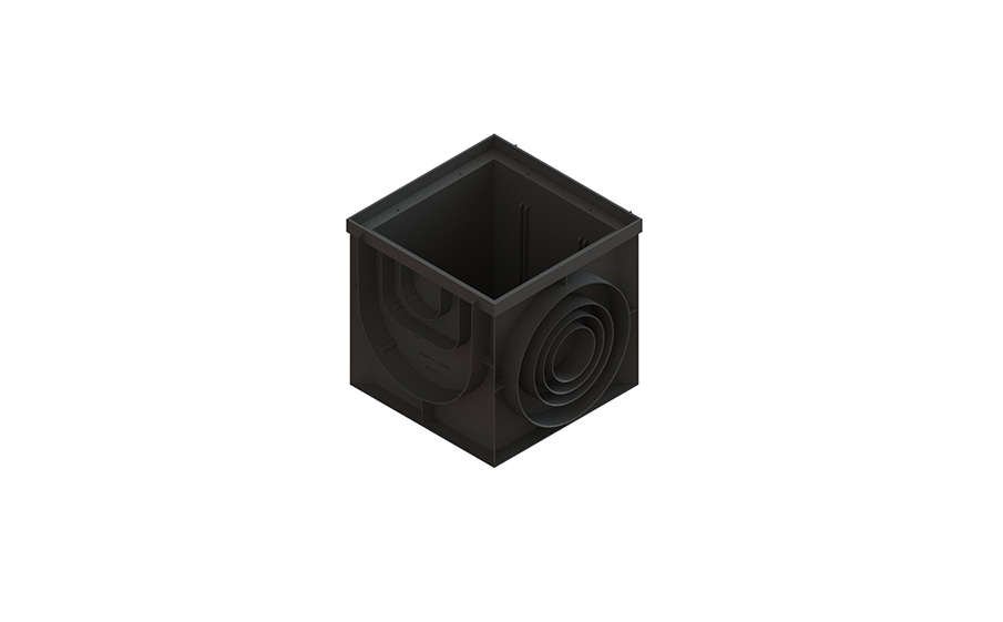 Дождеприемник-пескоуловитель Standartpark PolyMax Basic, 433*433*391 мм