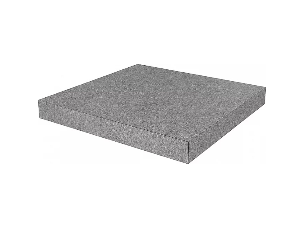 Ступень угловая клееная KERAMA MARAZZI Роверелла пепельный необрезная, 330*330*9 мм