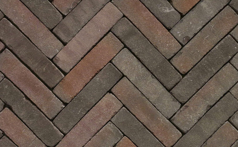 Клинкерная брусчатка Penter Alfaton mix tumbled, 200*50*65 мм