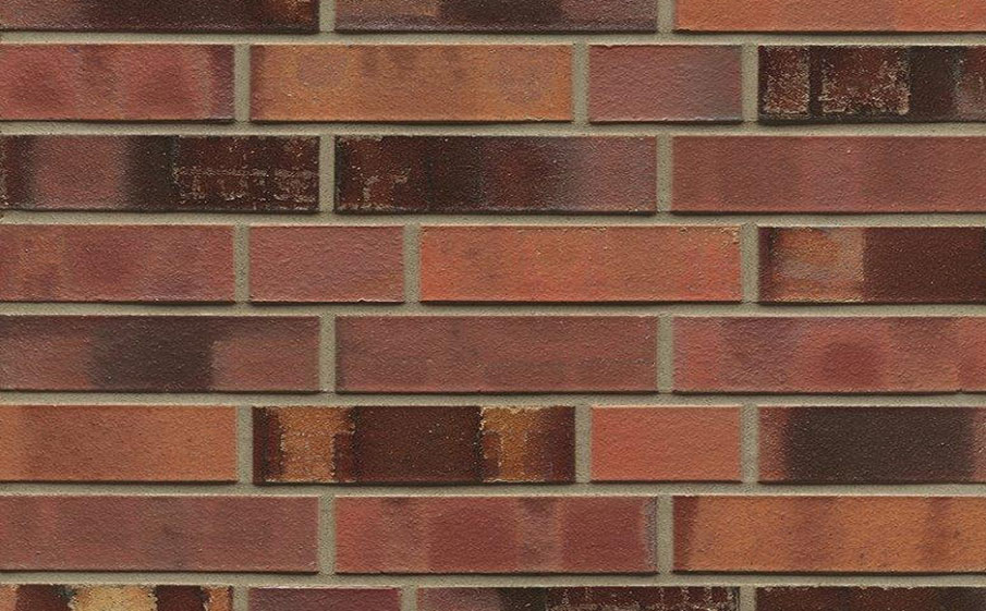 Кирпич клинкерный Westerwaelder Klinker Nr 18 Lachsbraun geflammt, 290*90*71 мм