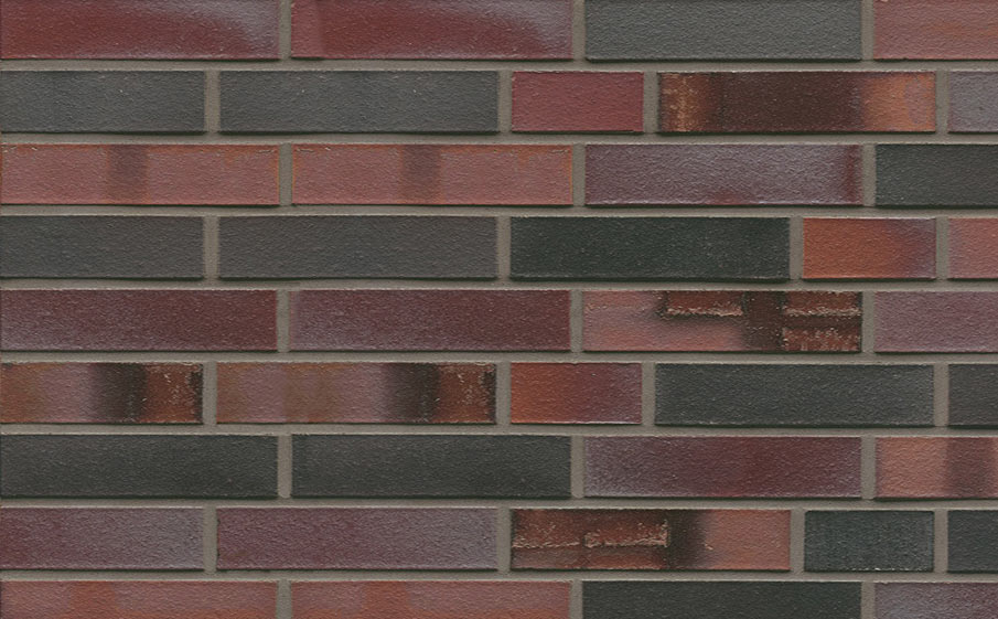 Кирпич клинкерный Westerwaelder Klinker Nr 29S Schwarzblau-bunt Spezial, 240*115*52 мм