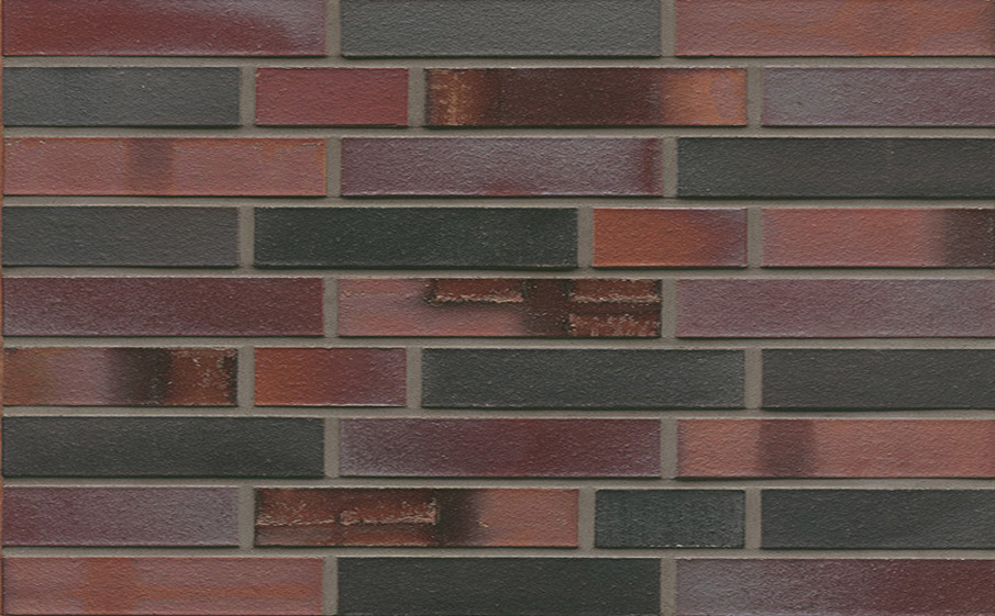 Кирпич клинкерный Westerwaelder Klinker Nr 29S Schwarzblau-bunt Spezial, 290*90*52 мм