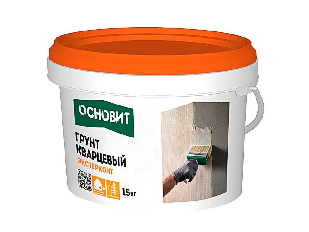 Кварцевый грунт Основит ЭКСТЕРКОНТ LP54 W 15 кг